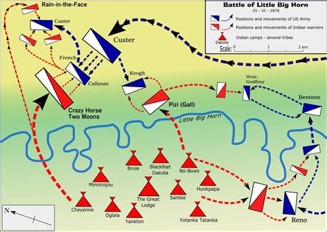 Photo: Little Bighorn Battlefield Map