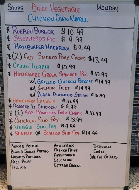 Menu at Americana Diner restaurant, Bechtelsville, 682 PA-100