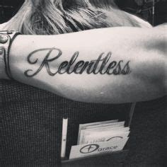 Lettering Relentless Tattoo Designs | Lesmyl Scuisine