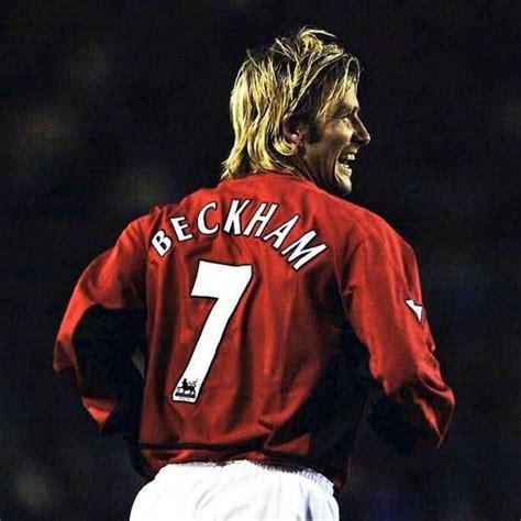 David Beckham Manchester United N°7 David Beckham Football, David ...