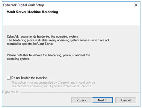 CyberArk 12.1 Lab - 2. Vault Installation - Cybersecurity Memo