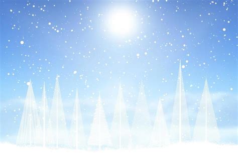 Christmas tree snowy landscape 690647 Vector Art at Vecteezy