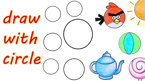 Simple Easy Circle Drawings For Kids - pic-leg