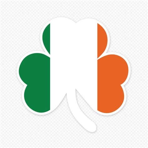 Irish Bumper Stickers | Irish Flag Sticker | Sticker Genius