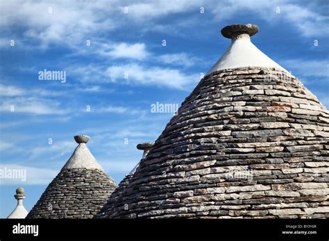 detail of trulli in alberobello famous italian village Stock Photo - Alamy
