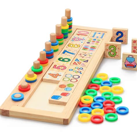 Aliexpress.com : Buy Montessori Materials Wooden Teaching Math Toys Count Number Wood Board ...