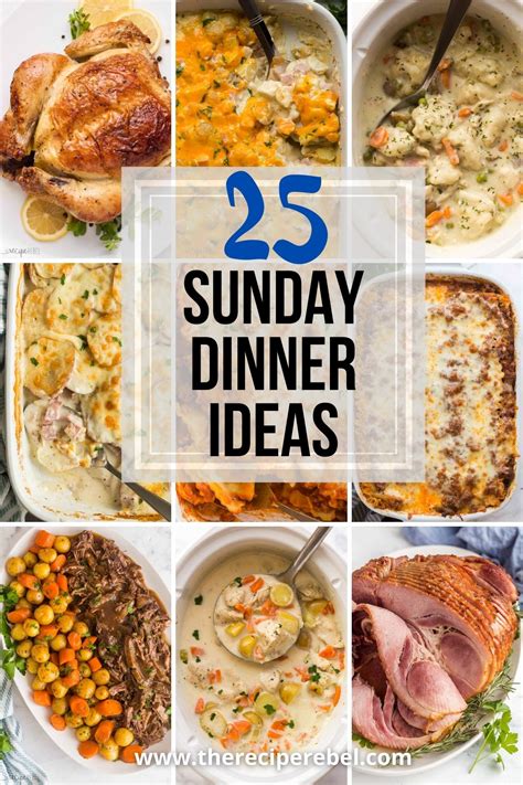 Great Sunday Dinner Ideas