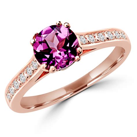 Pink Tourmaline Engagement Ring | Bijoux Majesty