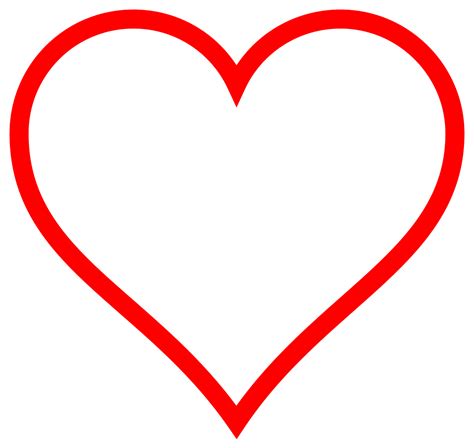 Corazón Rojo Simple PNG transparente - StickPNG