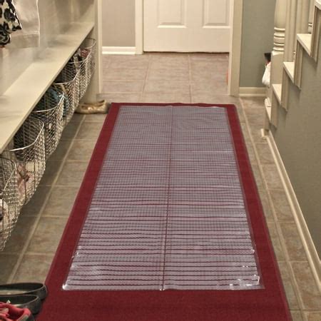 Berrnourhome Multi-Grip Carpet Protector Mat Clear Plastic Runner Rug ...