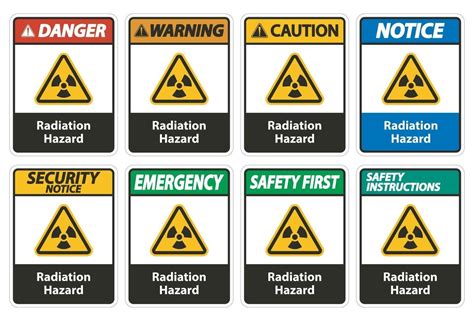 Radiation Hazard Symbol Sign Isolate On White Background,Vector Illustration 2802755 Vector Art ...