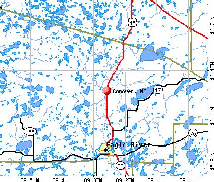 Conover, Wisconsin (WI 54519) profile: population, maps, real estate, averages, homes ...