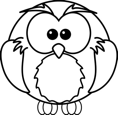 Baby Owls Coloring Sheet To Print