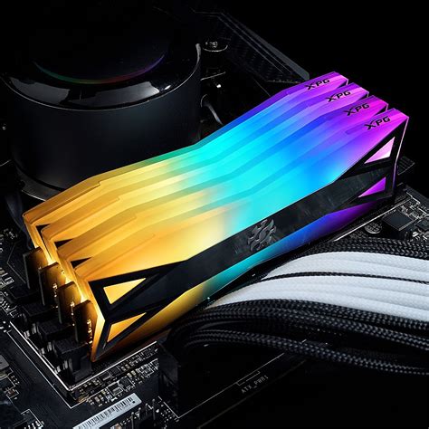 ADATA XPG SPECTRIX D60 RGB Gaming Memory: 16GB (2x8GB) DDR4 3200MHz CL16 GREY Gray ...