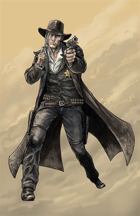 Cowboy by BrettBarkley on DeviantArt | Cowboy art, Character art ...