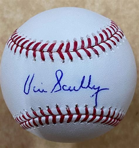 Vin Scully Autographed Baseball - Art of the Game