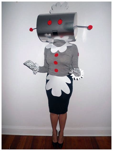 Rosie the Robot from The Jetsons Costume | Diy halloween costumes, Halloween diy, Robot costumes