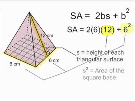 Find The Surface Area Of Triangular Pyramid