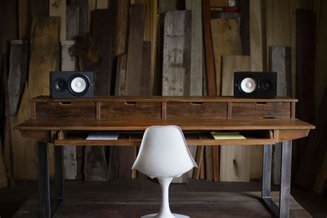 Hand Crafted Studio Desk For Audio + Video Production W/ Keyboard ...