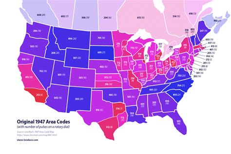 The Oddities of Area Codes — Steve Lovelace