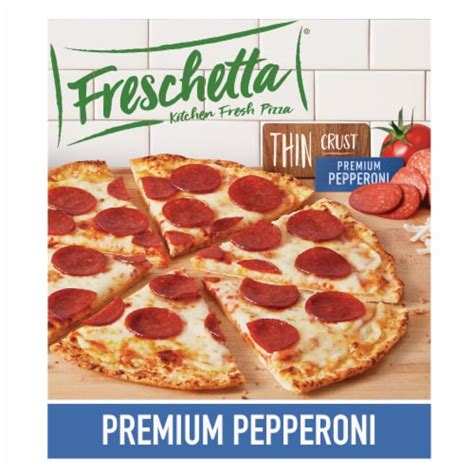 Freschetta Pepperoni Thin Crust Frozen Pizza, 17.96 oz - Kroger