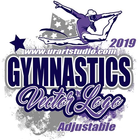 Gymnastics Logo - Adjustable Gymnastics Logo Design 2019 Urartstudio _ We stock sasaki, chacott ...