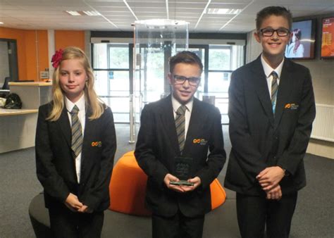 Corby Technical School - 08-07 Entrepreneurs receive prestigious trophy