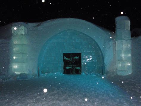 Entrance to the Jukkasjärvi Ice Hotel | US Embassy Sweden | Flickr