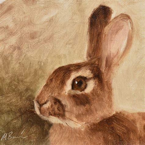 How to paint a Rabbit, Simple Oil Painting Tutorial