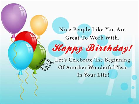 Birthday Card Emails Birthday Wishes for Colleague Birthday Images ...