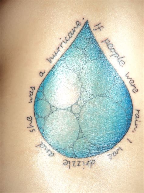 if people were rain - allshewrotedown: My new tattoo with a quote from...