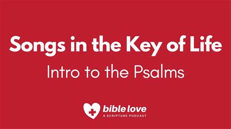 Songs in the Key of Life (Intro to the Psalms) - YouTube