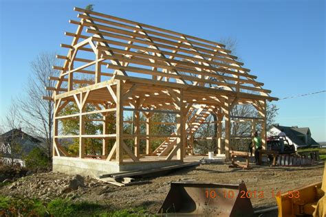 Timber Frame Construction Portfolio & Gallery in New England