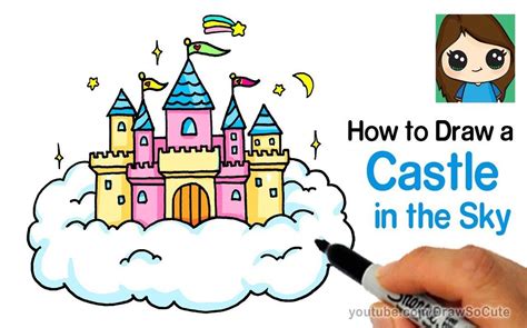 Easy Sketch of Disney Castles Castle Drawing - Schulze Rombass