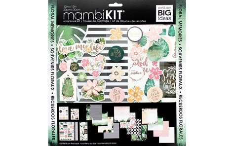 MAMBI Scrapbook Kit 12x12 Floral Memories - Walmart.com - Walmart.com