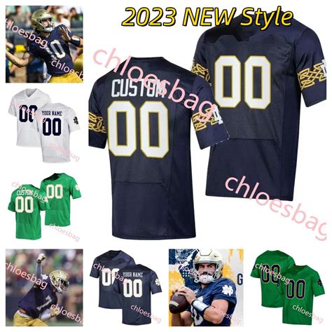 Notre Dame Fighting Irish Football Jersey Eli Raridon Jacob Lacey Rylie ...