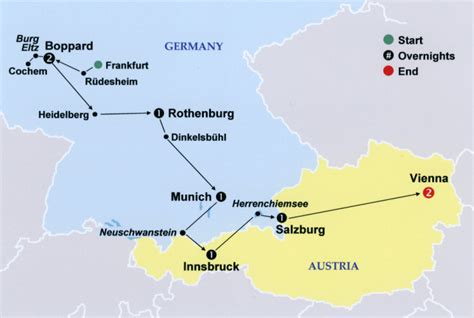 Map Of Germany And Austria - Maping Resources