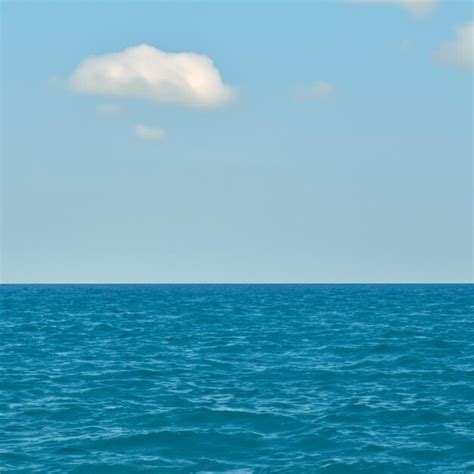 Premium Photo | Blue ocean landscape