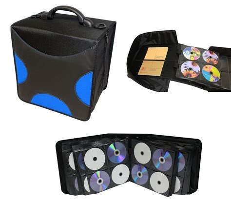 CD DVD Storage Case 520 Disc Large Holder Portable Wallet Bag Media ...