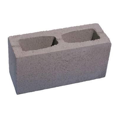 8 in. x 8 in. x 16 in. Grey Concrete Block-100002886 - The Home Depot