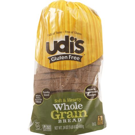 Udi's Gluten Free Whole Grain Bread (24 oz) - Instacart