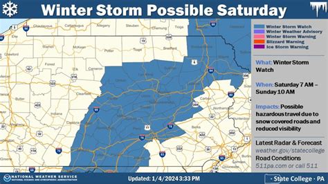 Winter Storm Watch designated for entirety of tristate area - Tri-State ...