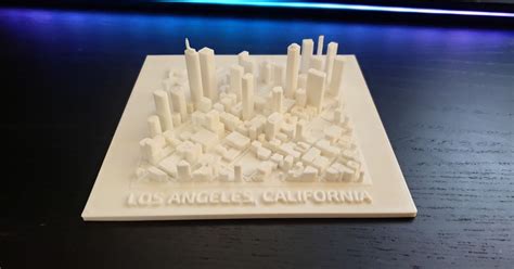 Los Angeles 3D Map by coboba | Download free STL model | Printables.com