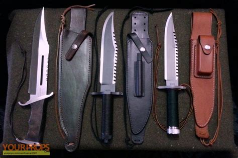 Rambo: First Blood Rambo Knives replica movie prop