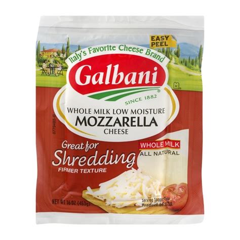 Galbani Mozzarella Cheese Whole Milk (16 oz) from Giant Food Stores - Instacart