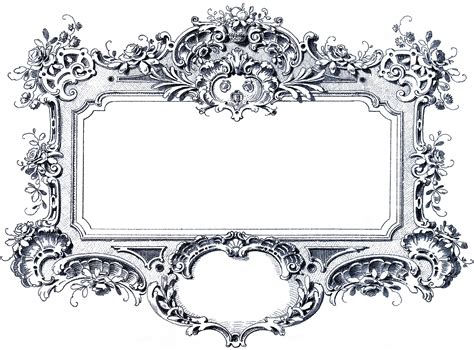 Gorgeous Baroque Frame Images - The Graphics Fairy