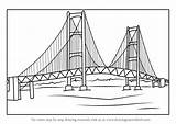 Mackinac Bridge Coloring Page Pages sketch template