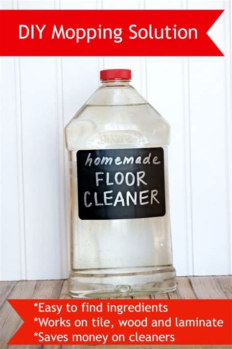 DIY Mopping Solution Works Great For Most Floors