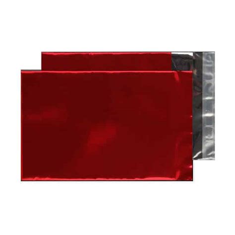 250 Red Foil Envelopes | Chrome Red | Peel/Seal | 229mm x 162mm