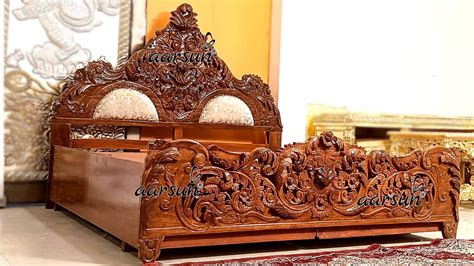 Bed Design in Sheesham Wood YT-737 - Aarsun